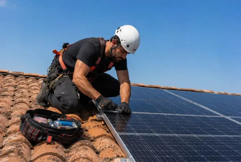 Maintenance et monitoring de panneaux solaires à Aurel