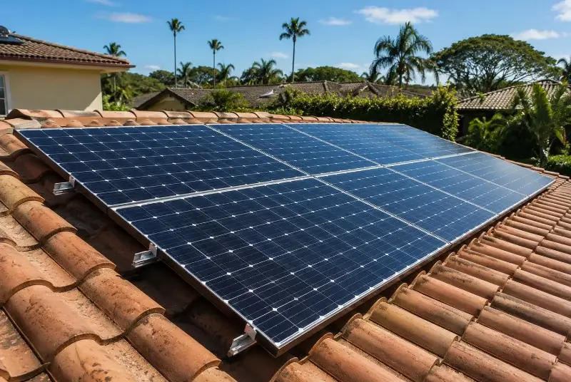 Installation de panneaux solaires à Aurel